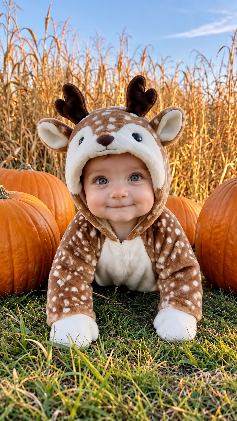 Baby Reindeer Onesie Jumper