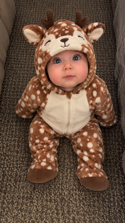 Baby Reindeer Onesie Jumper