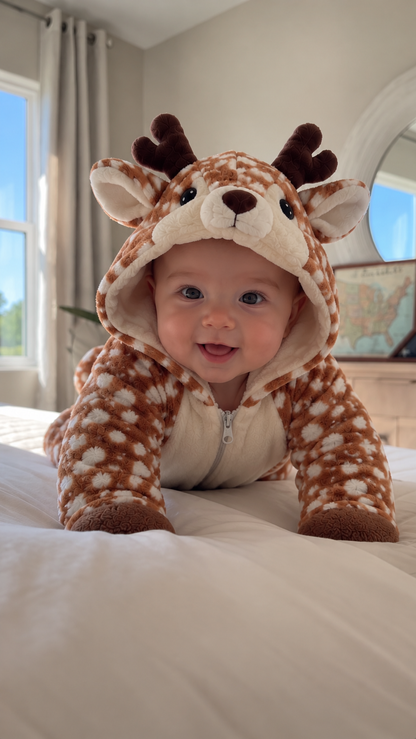 Baby Reindeer Onesie Jumper